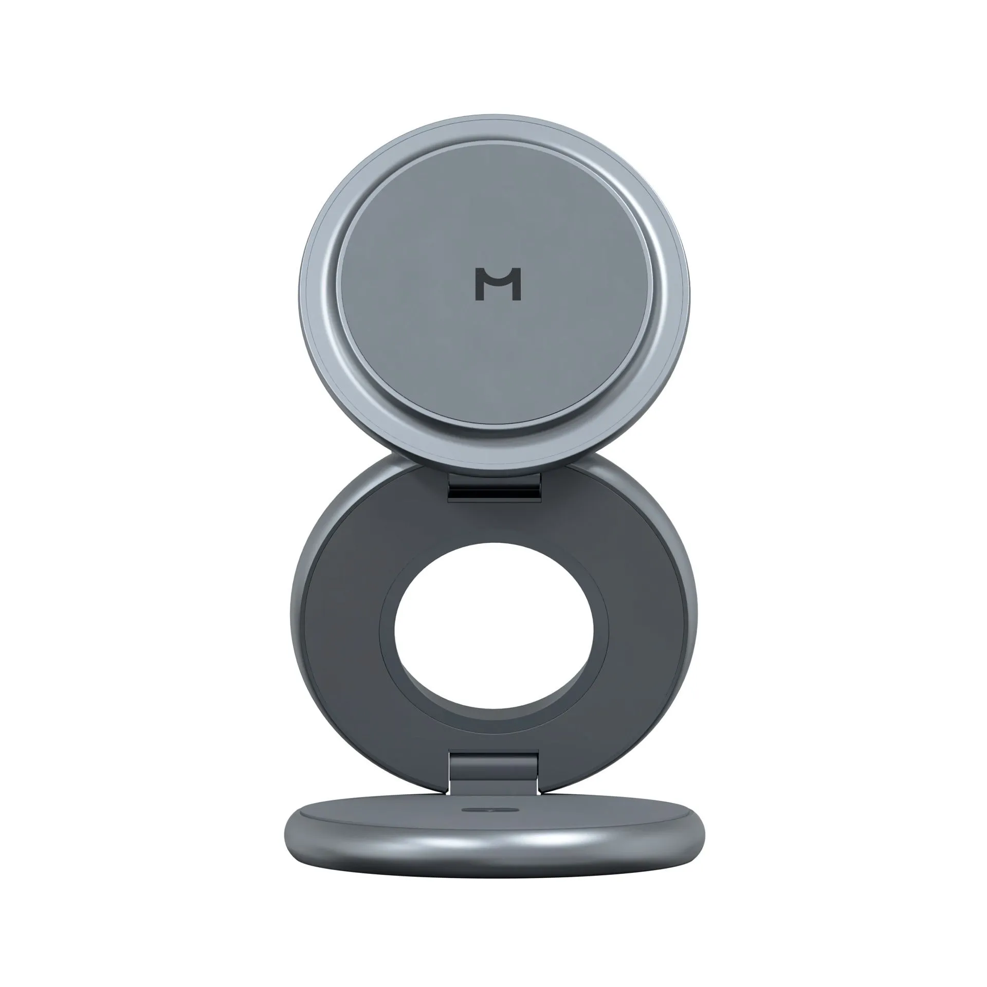 Зарядная станция 3 в 1 Magssory Signature Disc Pro для Apple Qi2 Midnightphoto2