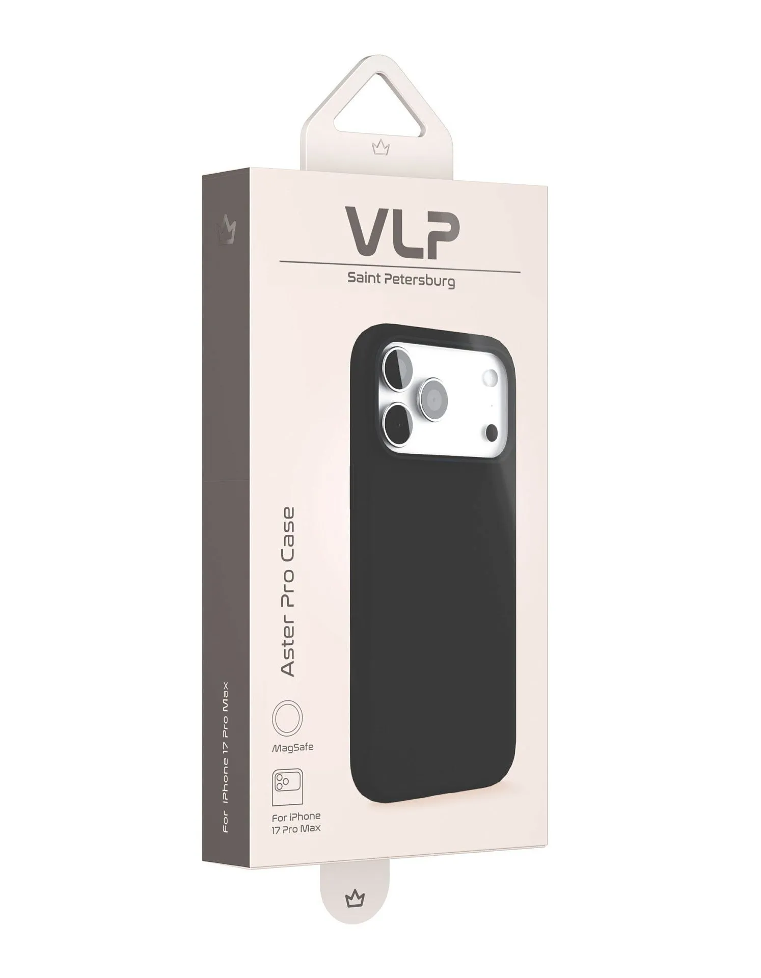 Чехол защитный VLP Aster Pro Case с MagSafe для iPhone 17 Pro Max, черныйphoto5