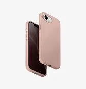 Чехол UNIQ Lino для iPhone 17e / iPhone 16e, розовый (Pink)