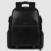 Кожаный рюкзак для ноутбука 15,6" Fast Check Piquadro CA5552MOS/N, чёрный