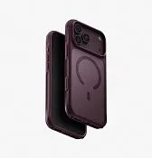 Чехол UNIQ Veren для iPhone 18 Pro Max, бордовый (burgundy frost)