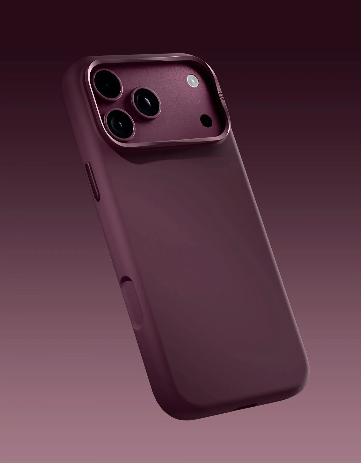 Чехол защитный VLP Aster Pro Case с MagSafe для iPhone 18 Pro Max, темно-вишневыйphoto2