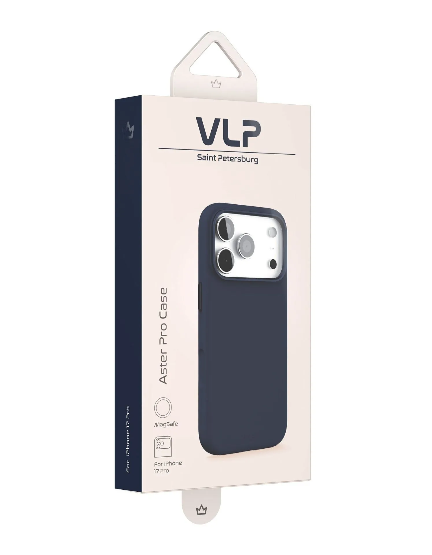 Чехол защитный VLP Aster Pro Case с MagSafe для iPhone 17 Pro, темно-синийphoto5