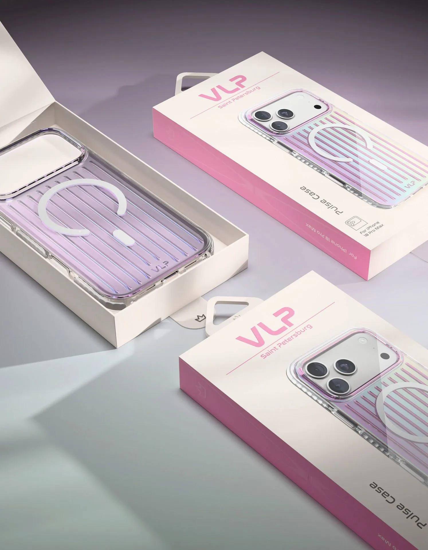 Чехол защитный VLP Pulse Case с MagSafe для iPhone 18 Pro Max, перламутрphoto5