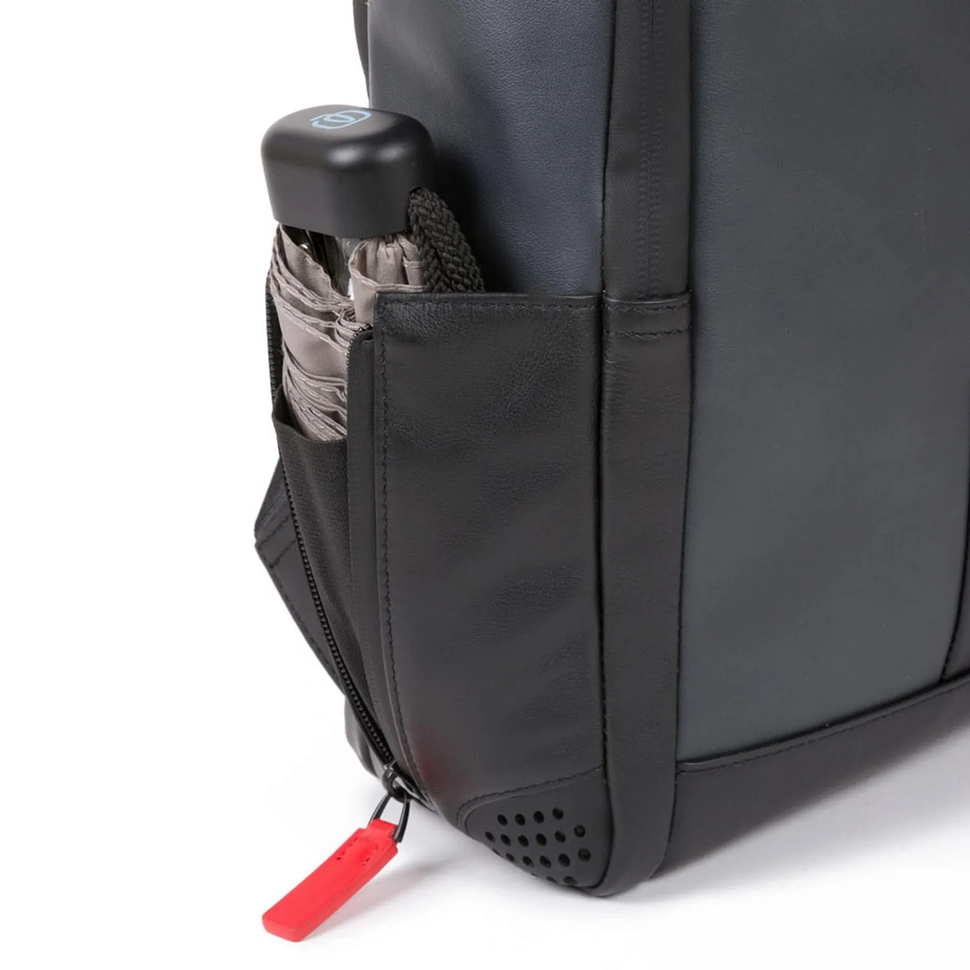 Кожаный рюкзак для ноутбука 15,6" с RFID-защитой Piquadro CA4818UB00/GRN, серыйphoto3