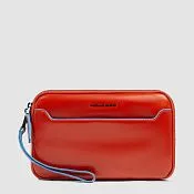 Клатч мужской кожаный с RFID-защитой Blue Square Piquadro AC6901B2R/CU4, коричневый