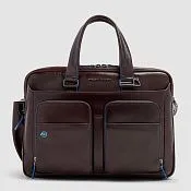 Расширяемая кожаная сумка для ноутбука 15" Piquadro CA2765B2/MO, коричневый