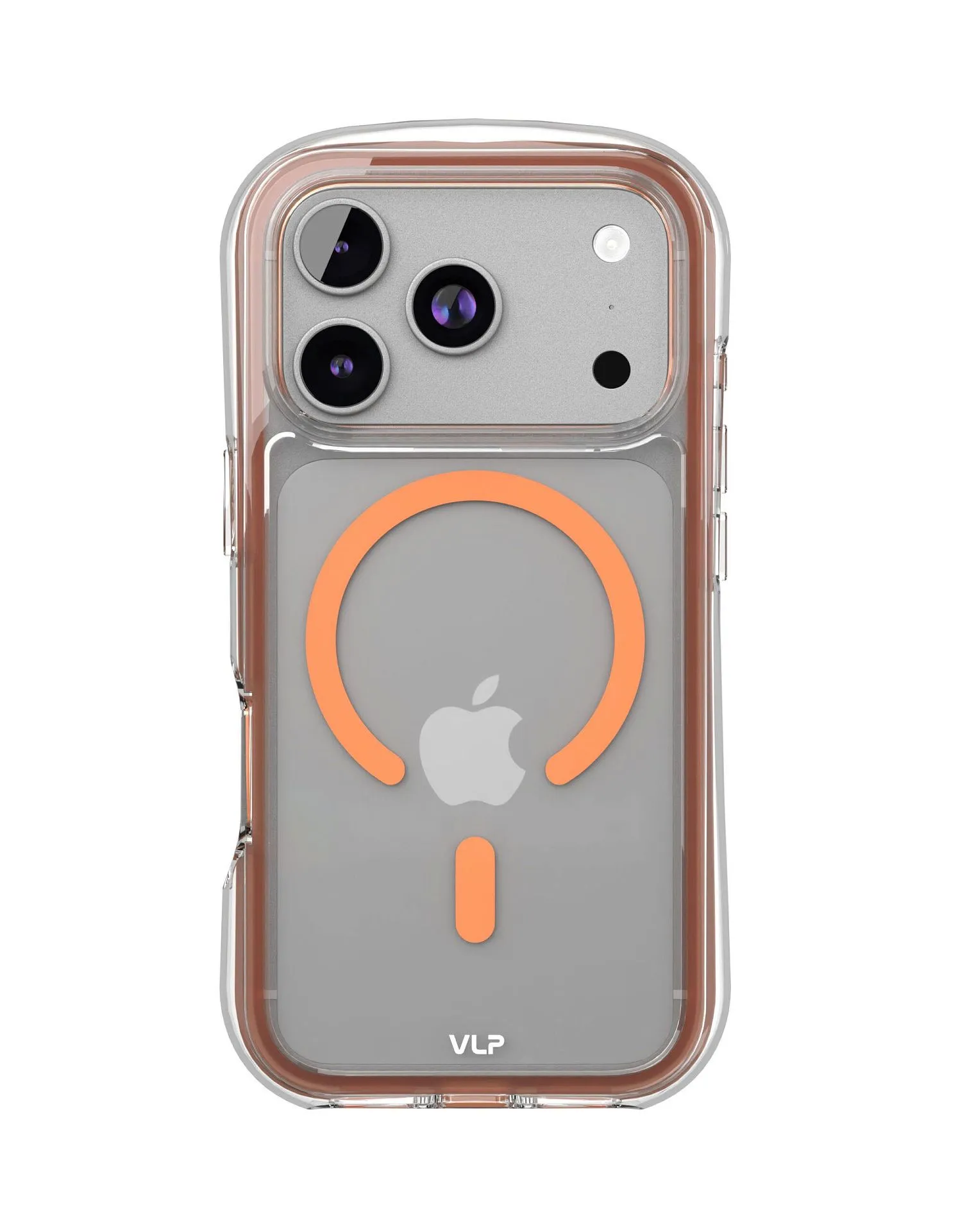 Чехол защитный VLP Bubble Case с MagSafe для iPhone 17 Pro, оранжевыйphoto0