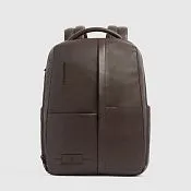 Кожаный рюкзак для ноутбука 15,6" с RFID-защитой Piquadro CA6767W137/TM, коричневый