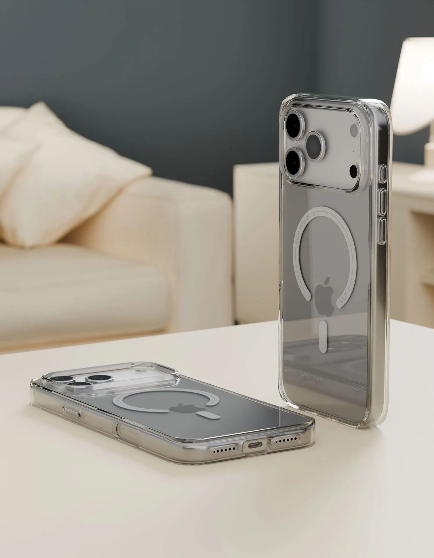 Чехол защитный VLP Diamond Case с MagSafe для iPhone 17 Pro Max, прозрачныйphoto1