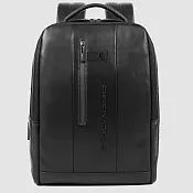 Кожаный рюкзак для ноутбука 15,6" с RFID-защитой Piquadro CA4818UB00/N, чёрный