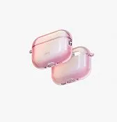 Чехол UNIQ Iridescia для AirPods Pro (3rd Gen), голографический розовый (Pink Prism)