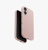 Чехол UNIQ Lino для iPhone 17, розовый (Blush Pink)