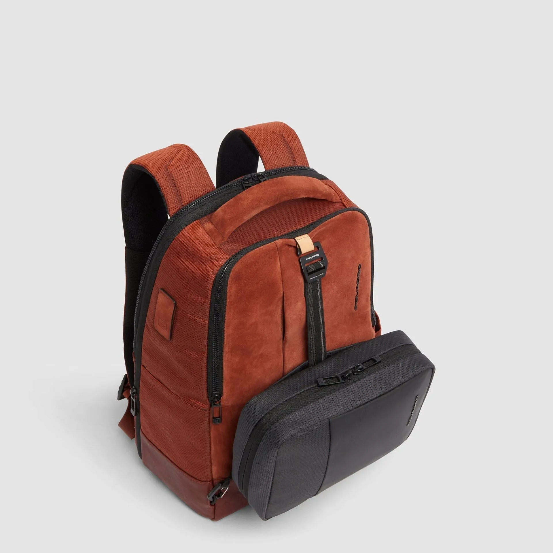 Рюкзак для ноутбука 14" с системой расширения Piquadro CA7188W145/CUS, коричневыйphoto4