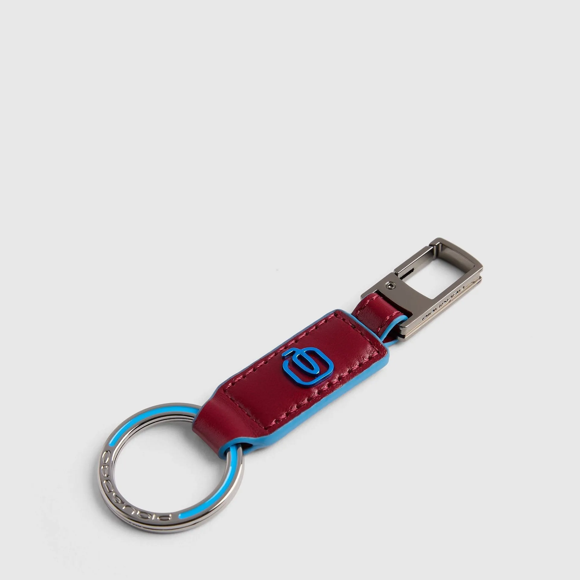 Кожаный брелок для ключей с карабином Blue Square Piquadro PC6809B2/R, красныйphoto2