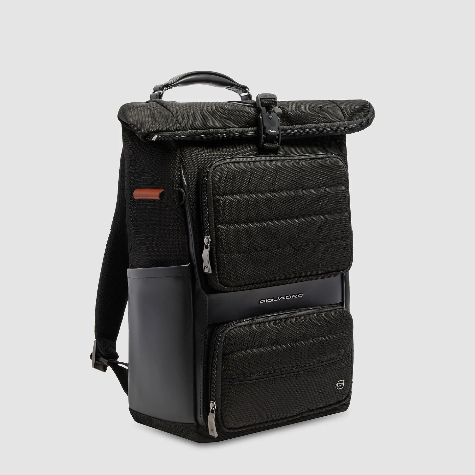 Рюкзак roll-top для ноутбука 15,6" с сеткой для шлема Piquadro CA7280W150/N, чёрныйphoto1