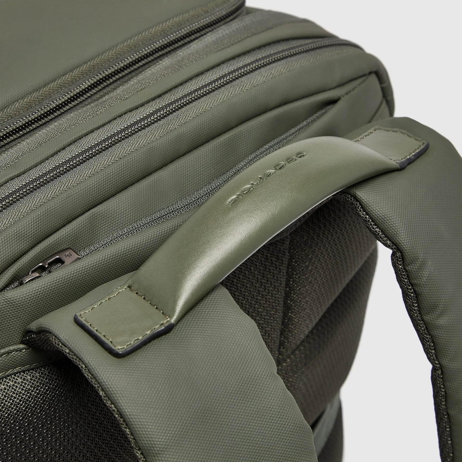 Рюкзак для ноутбука 17" со сканером отпечатка пальца Piquadro CA7405PQ6/VE, зелёныйphoto5