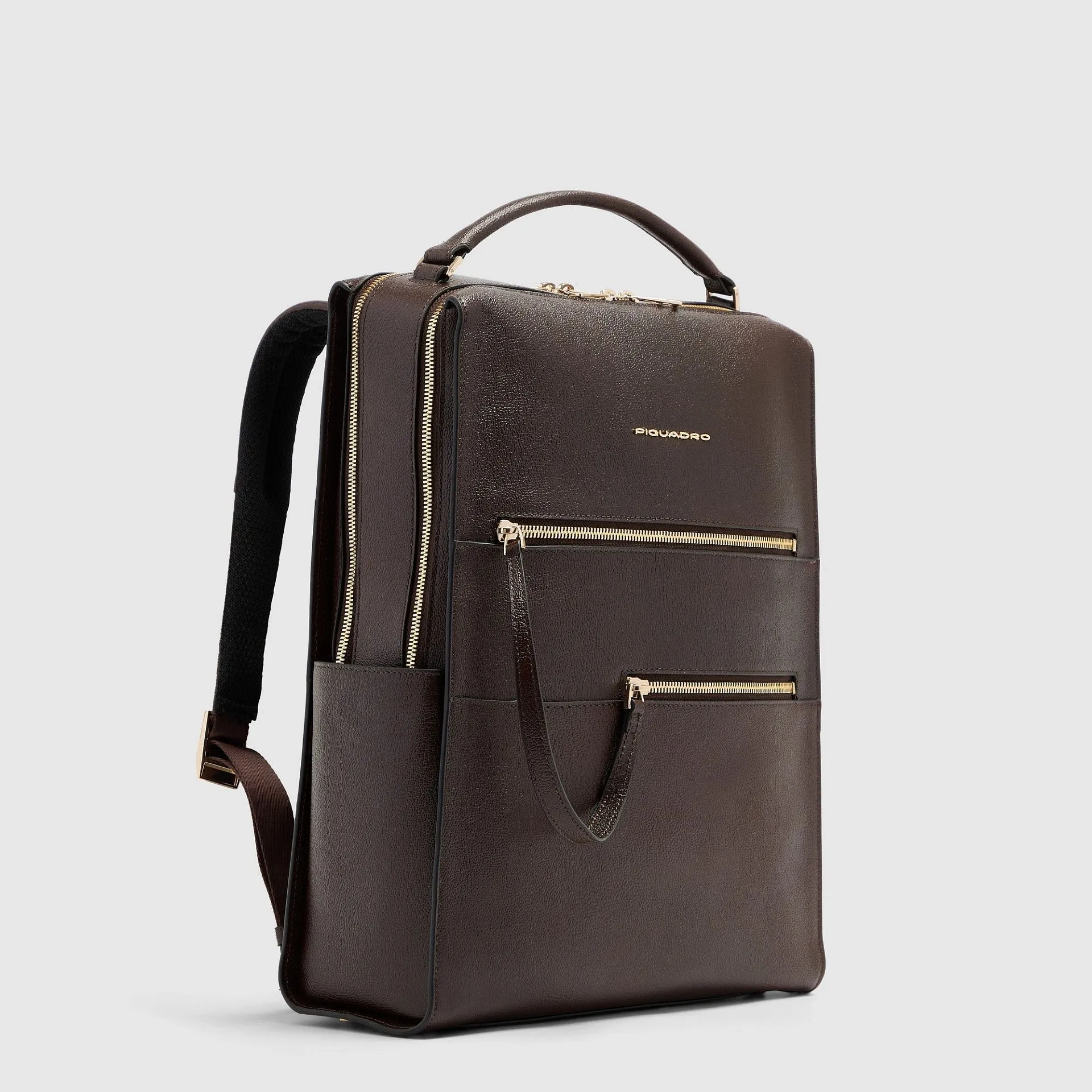 Женский рюкзак для ноутбука 15,6" из кожи Piquadro CA6839W140BM/M, коричневыйphoto1