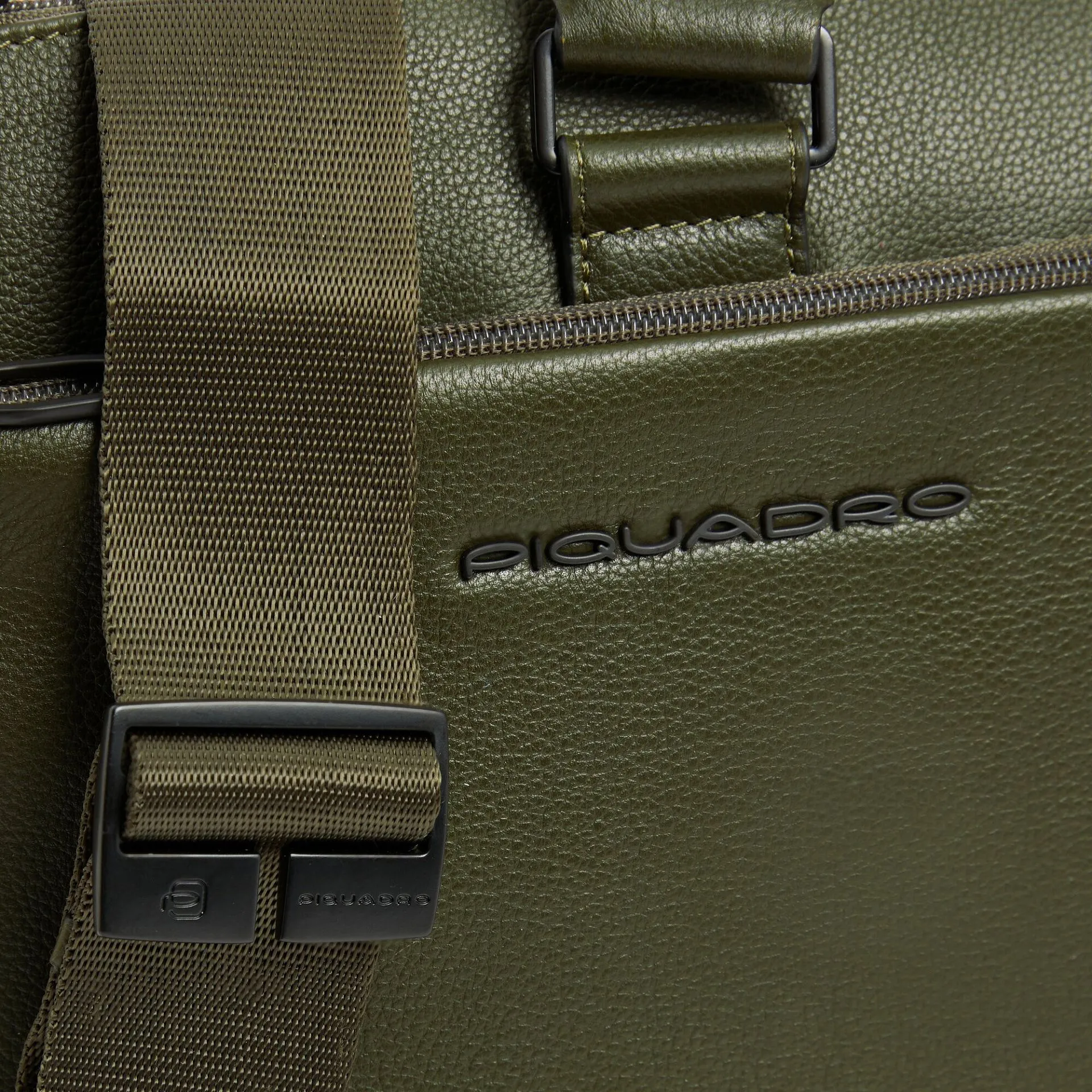 Кожаная сумка для ноутбука 15,6", расширяемая Piquadro CA4021W137/VE2, зелёныйphoto5