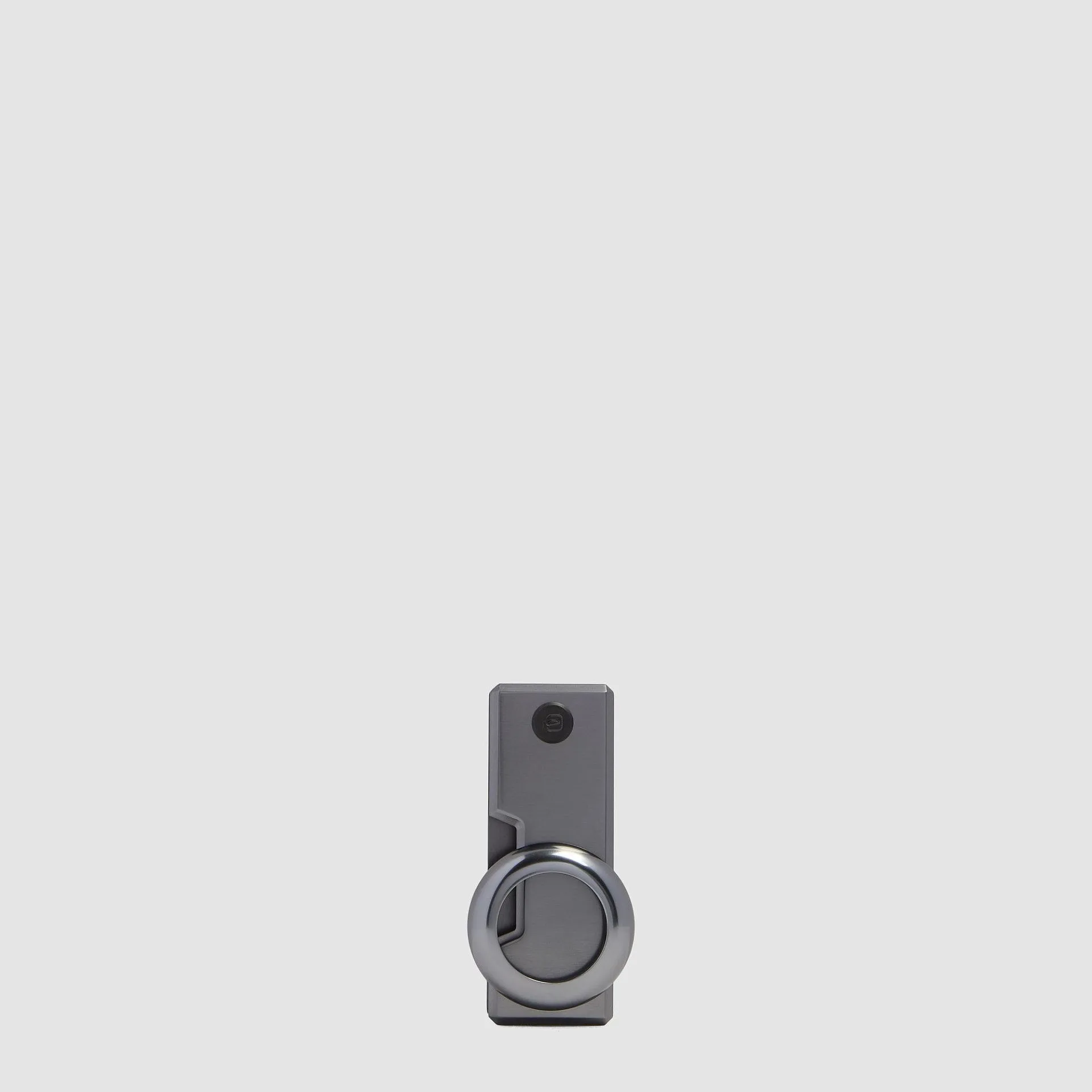 Брелок из кожи и алюминия с отсеком под AirTag Piquadro PC7253B2/N, чёрныйphoto1