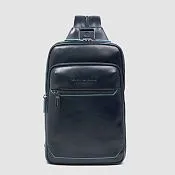 Кожаная сумка-рюкзак через плечо с RFID-защитой Piquadro CA6589B2/BLU2, синий