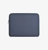 Чехол-конверт UNIQ Cyprus Smooth Neoprene Water-Resistant для ноутбуков до 14", синий (Abyss Blue)