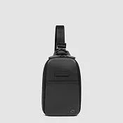 Мужская сумка через плечо из кожи для iPhone Piquadro AC7039MOS/N, чёрный