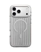 Чехол защитный VLP Pulse Case с MagSafe для iPhone 18 Pro Max, серебристый