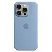 Силиконовый чехол MagSafe для iPhone 15 Pro Зимний синий