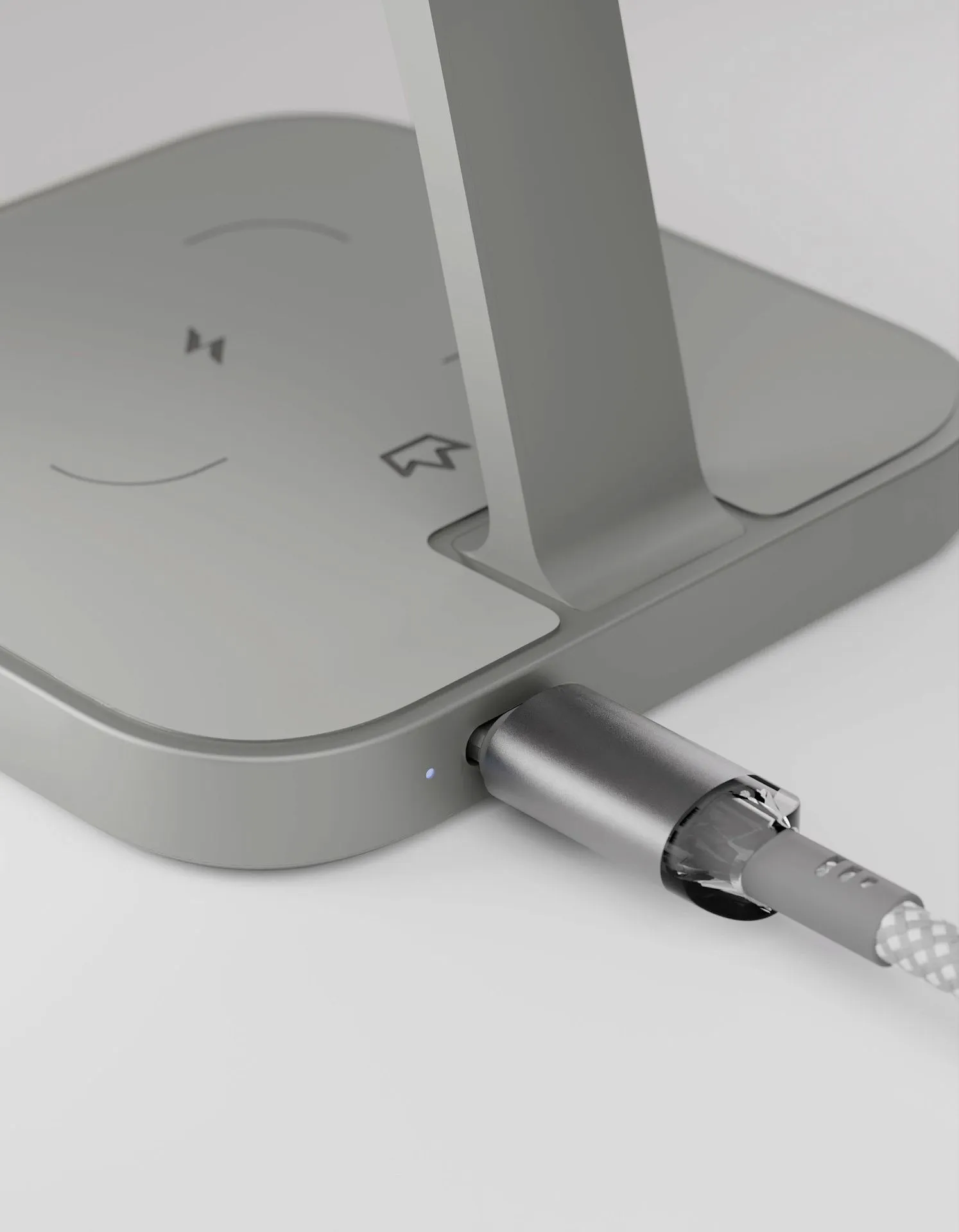Беспроводное зарядное устройство VLP Unity Power 3in1 для Apple, натуральный титанphoto3