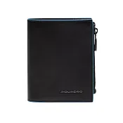 Портмоне складное на кнопке Piquadro Blue square PU6560B2R/N, черный