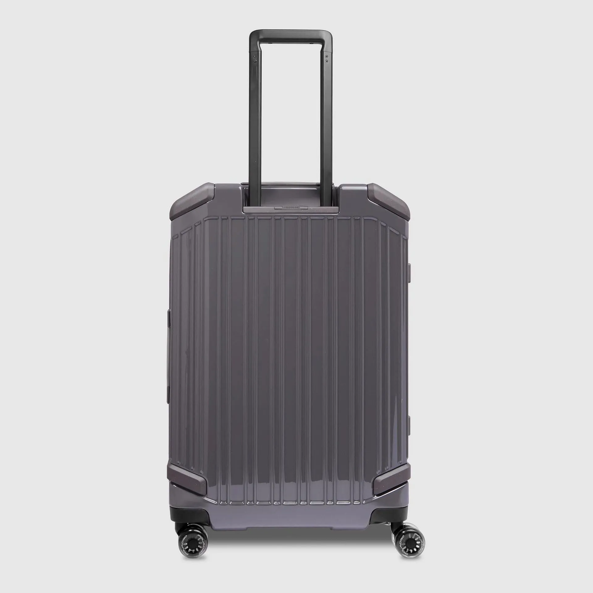 Чемодан средний расширяемый на 4 колёсах, замок TSA Piquadro BV4427POP/GR, серыйphoto2