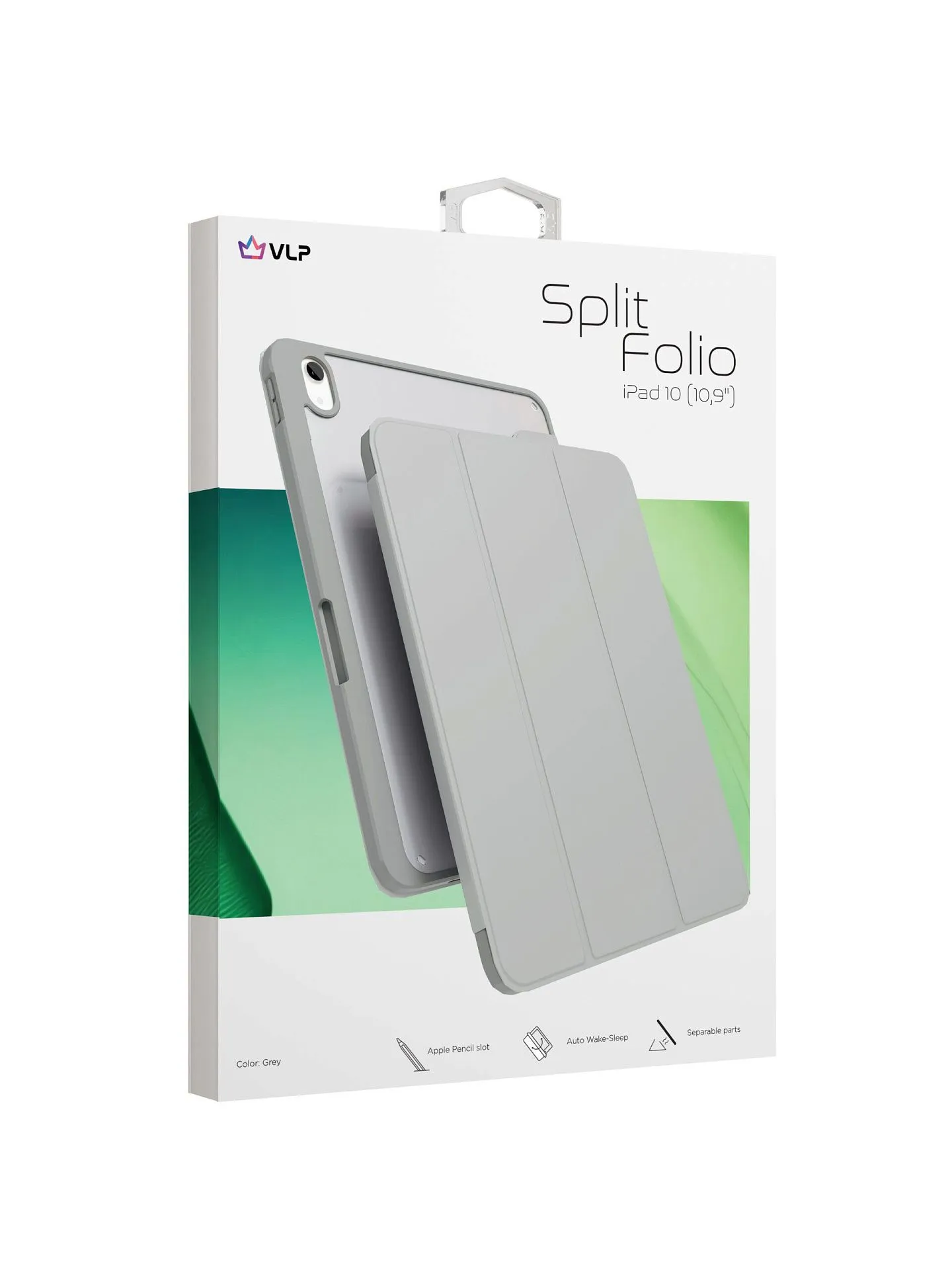 Чехол защитный VLP Split Folio для iPad 10/11 (10.9''), серыйphoto8