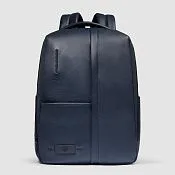 Кожаный рюкзак для ноутбука 15,6" с RFID-защитой Piquadro CA6767W137/BLU, синий
