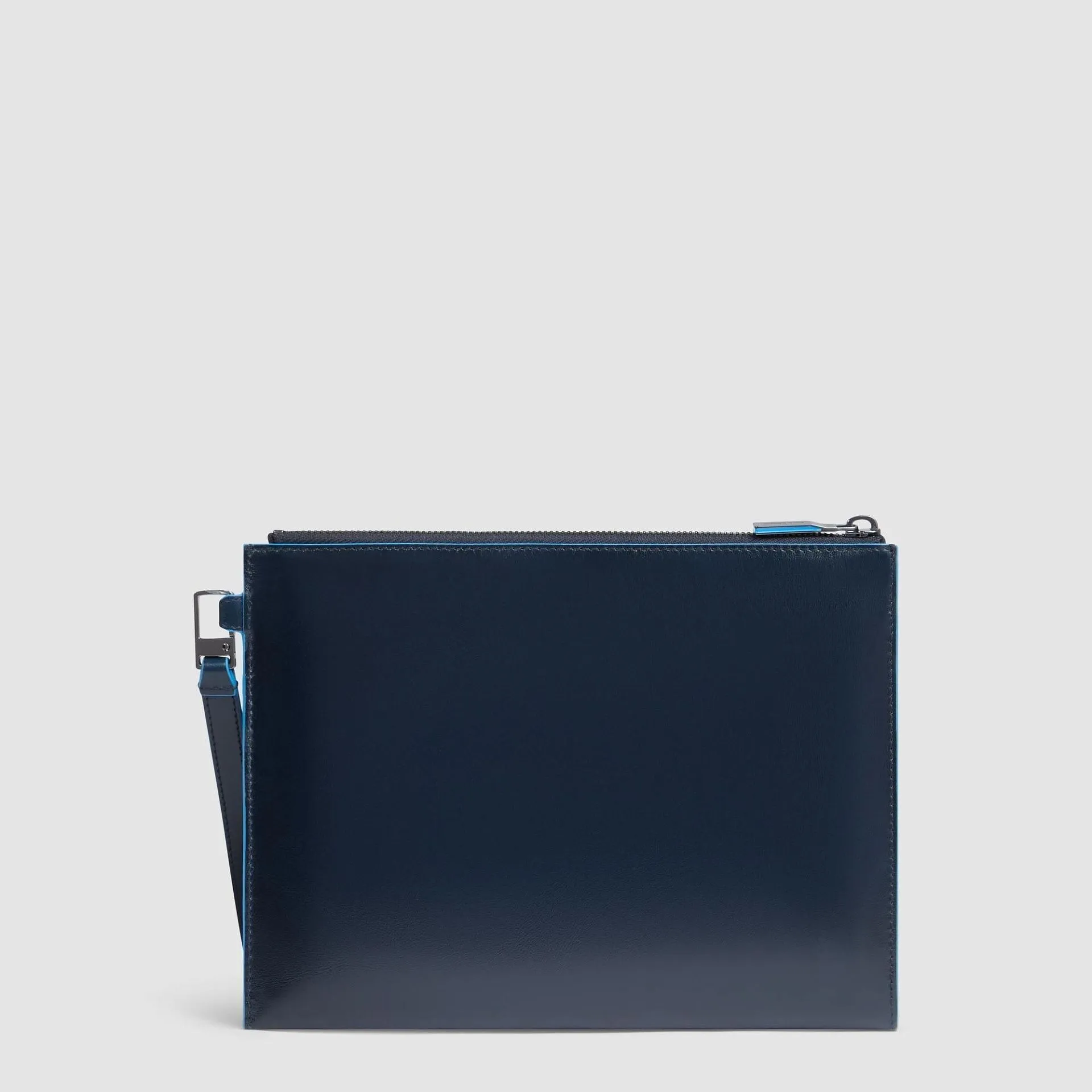 Кожаный клатч для iPad mini с карманом для AirPods Piquadro AC6509B2/BLU2, синийphoto2