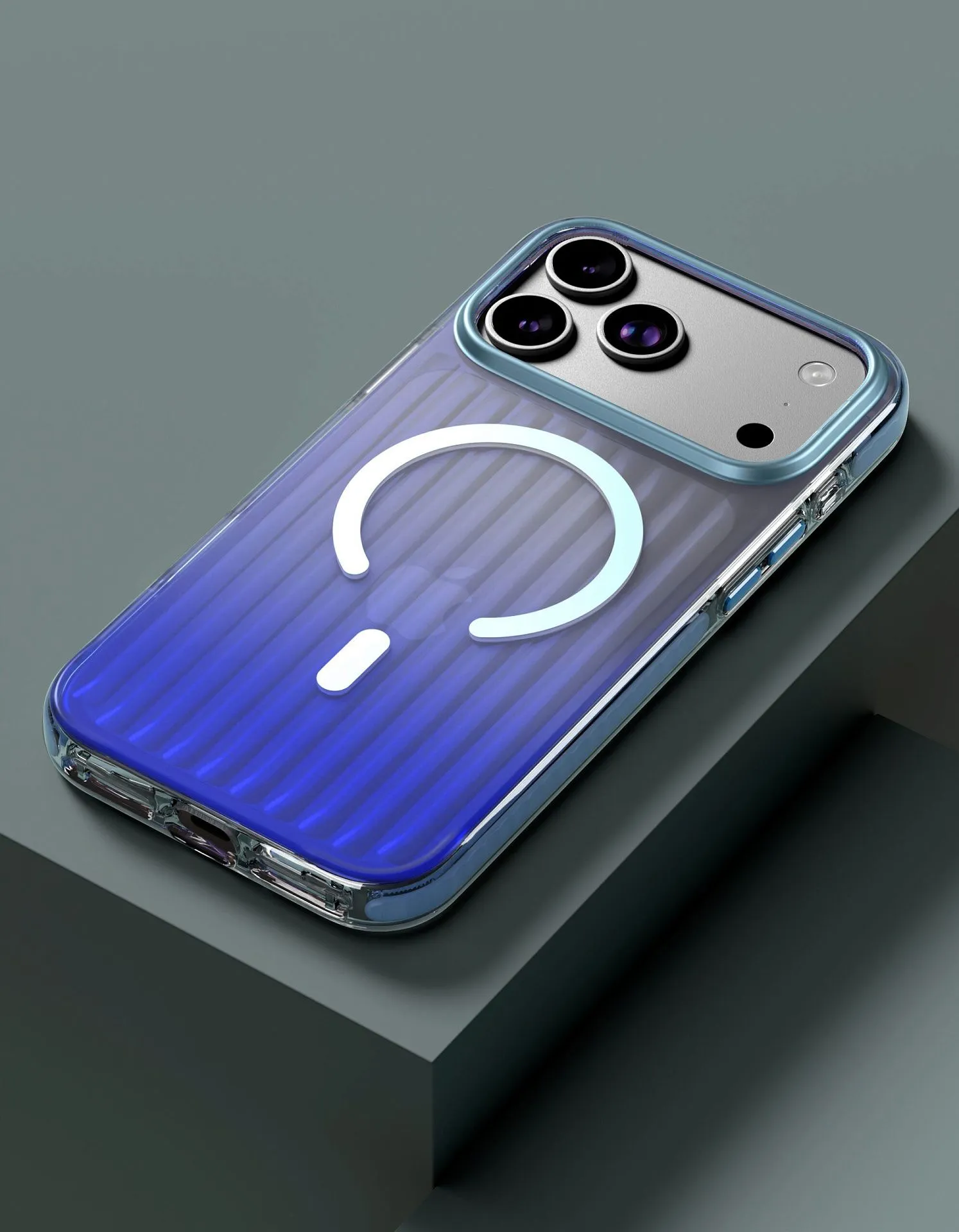 Чехол защитный VLP Pulse Case с MagSafe для iPhone 17 Pro Max, синийphoto1