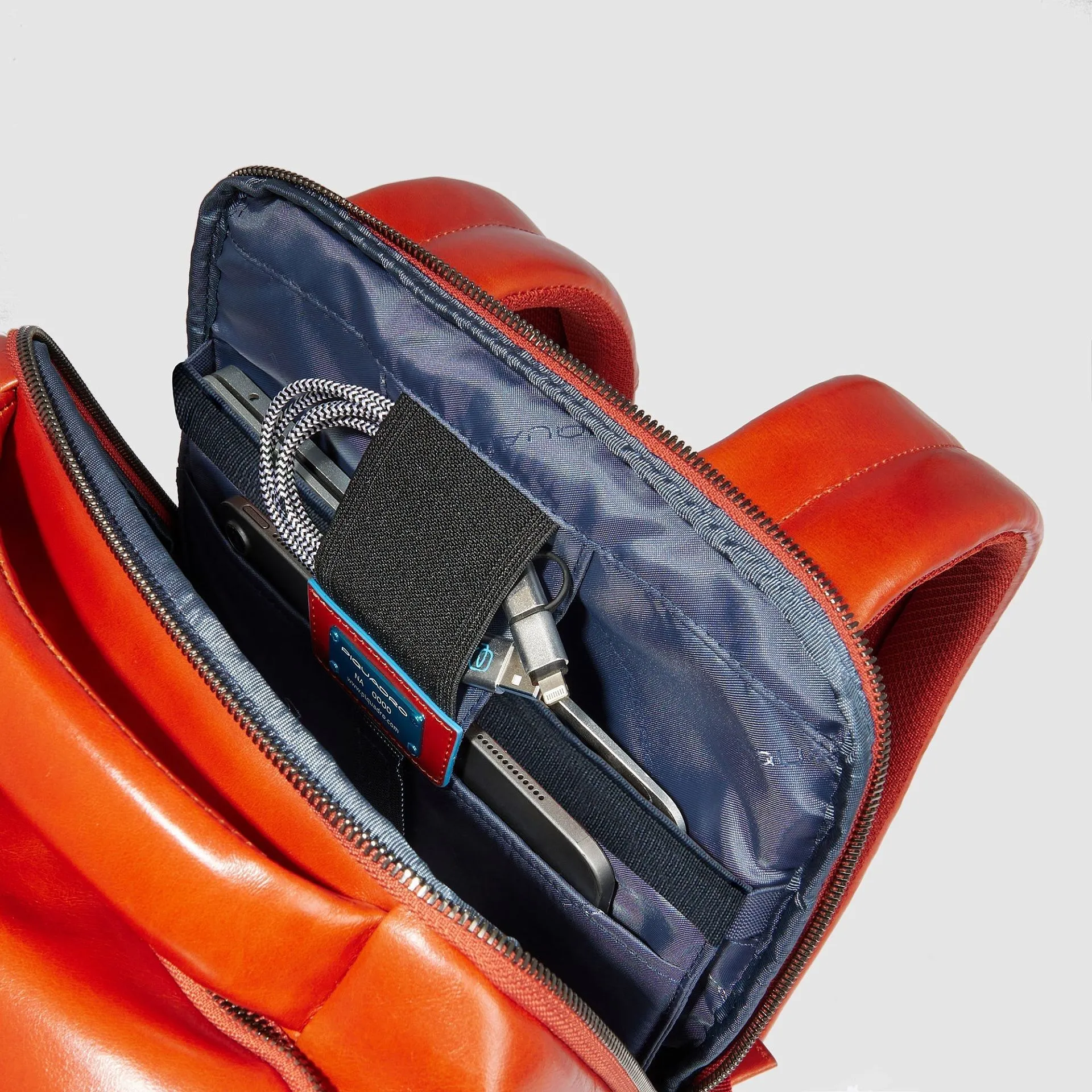 Кожаный рюкзак для ноутбука 15,6" Blue Square Piquadro CA6593B2/MO, коричневыйphoto4