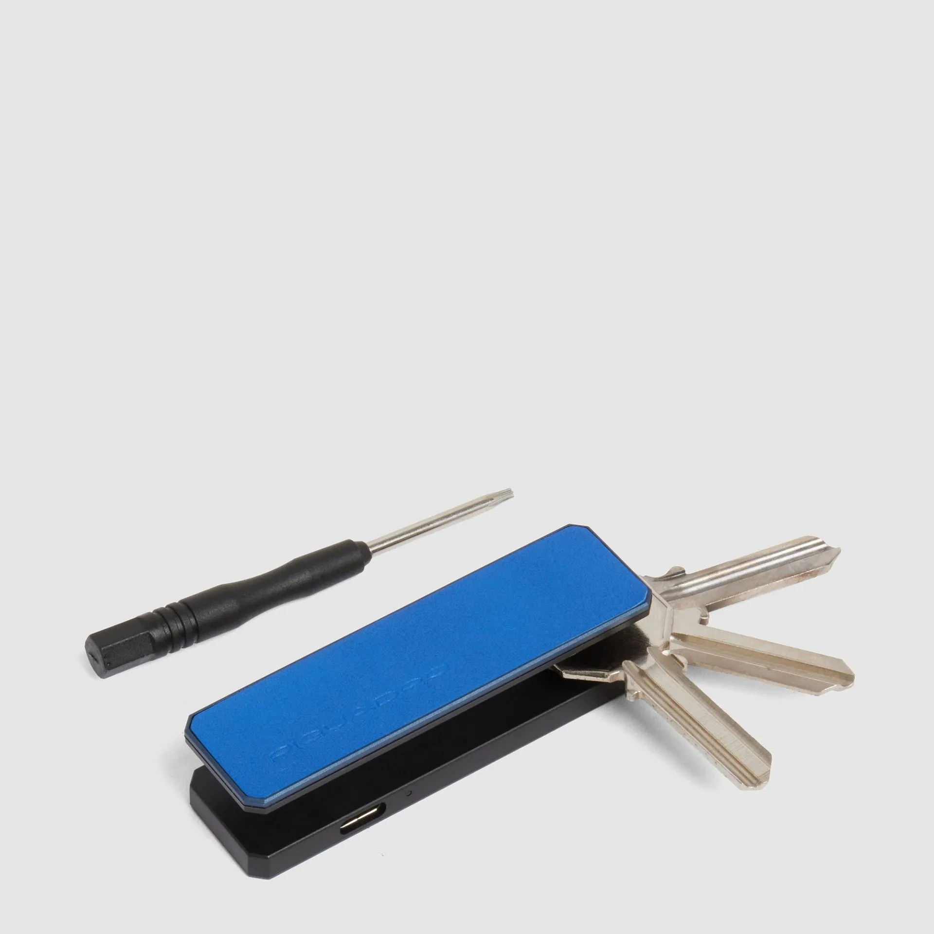 Кожаный брелок с трекером Find My и гравировкой Piquadro PC7287S145/BLU, синийphoto2
