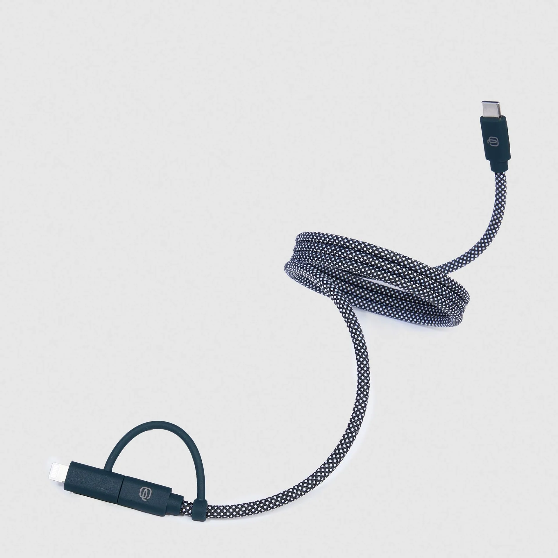 Магнитный кабель для зарядки 2 в 1, USB-C и Lightning Piquadro AC6715BM/GR, серыйphoto2