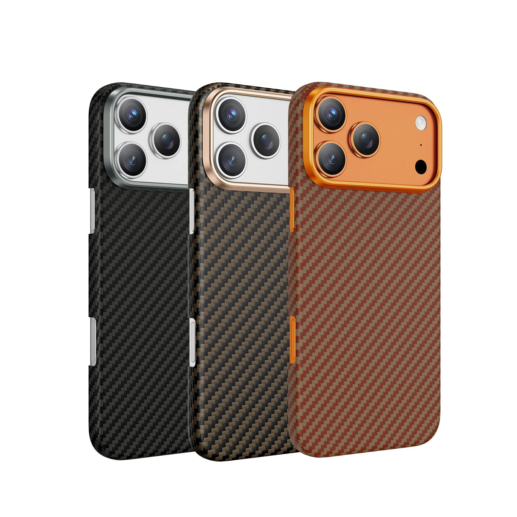 Чехол защитный KEEPHONE KEVLAR DIAGO для iPhone 17 Pro / iPhone 18 Pro, бронзовыйphoto4