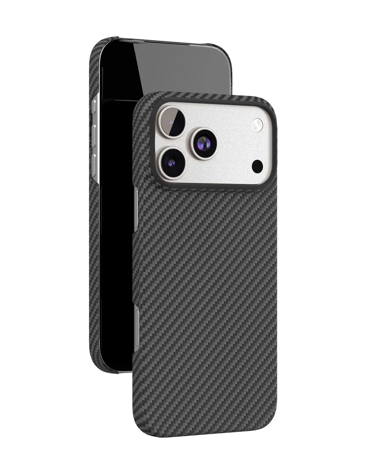 Чехол защитный VLP Kevlar Case с MagSafe для iPhone 17 Pro Max, черныйphoto3