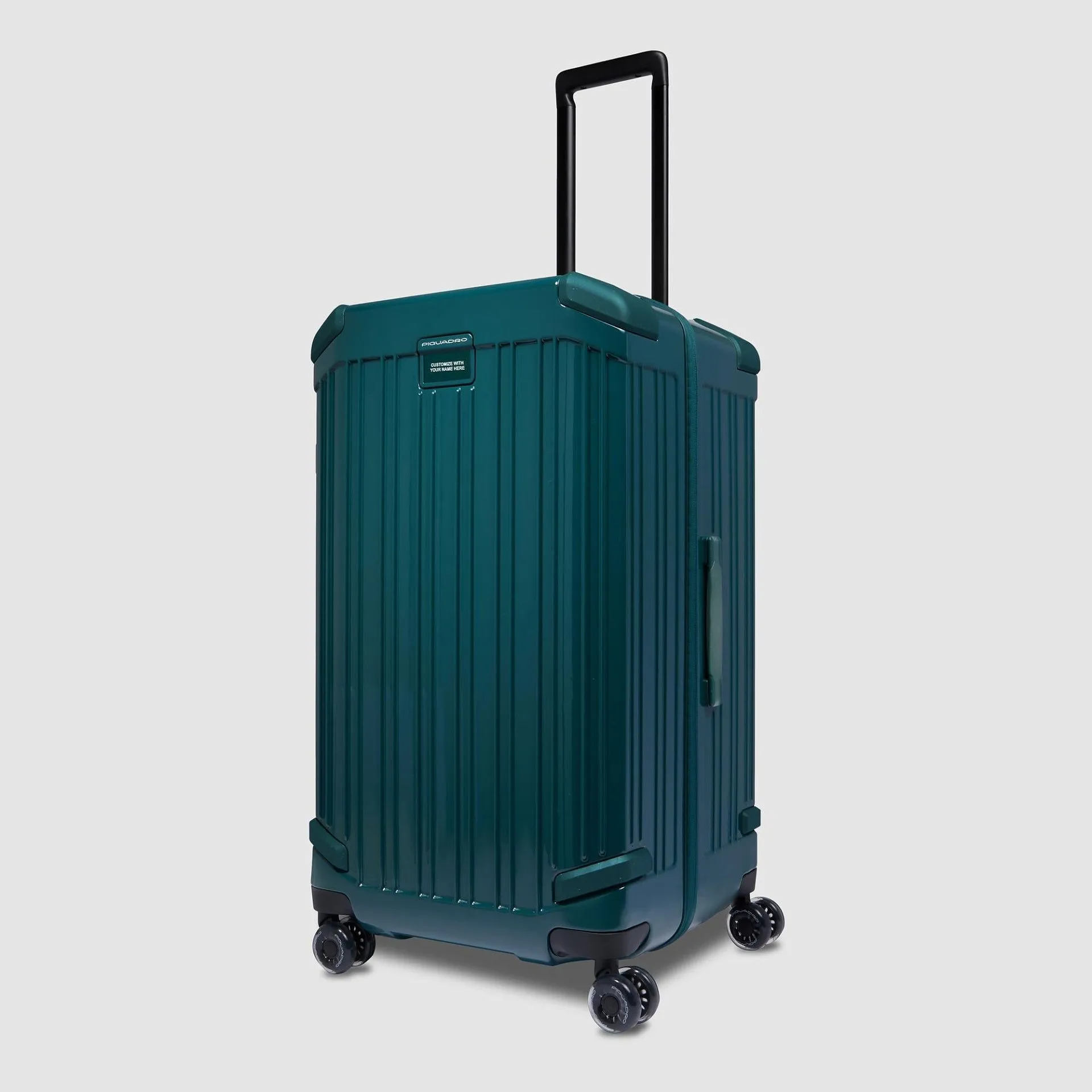 Жёсткий чемодан на 4 колёсах с замком TSA Piquadro BV6699POP/VE, зелёныйphoto1