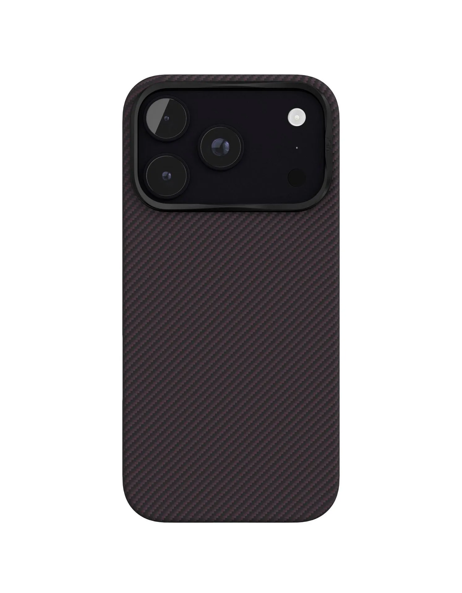 Чехол защитный VLP Kevlar Case с MagSafe для iPhone 18 Pro, темно-вишневыйphoto0