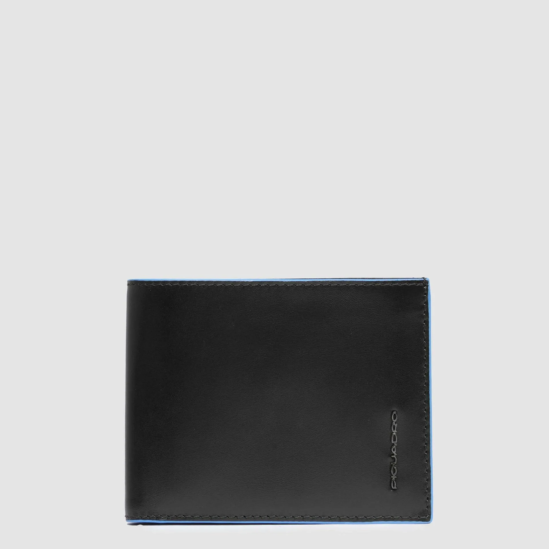 Кожаный кошелёк с RFID-защитой и 9 слотами для карт Piquadro PU1240B2R/N, чёрныйphoto0