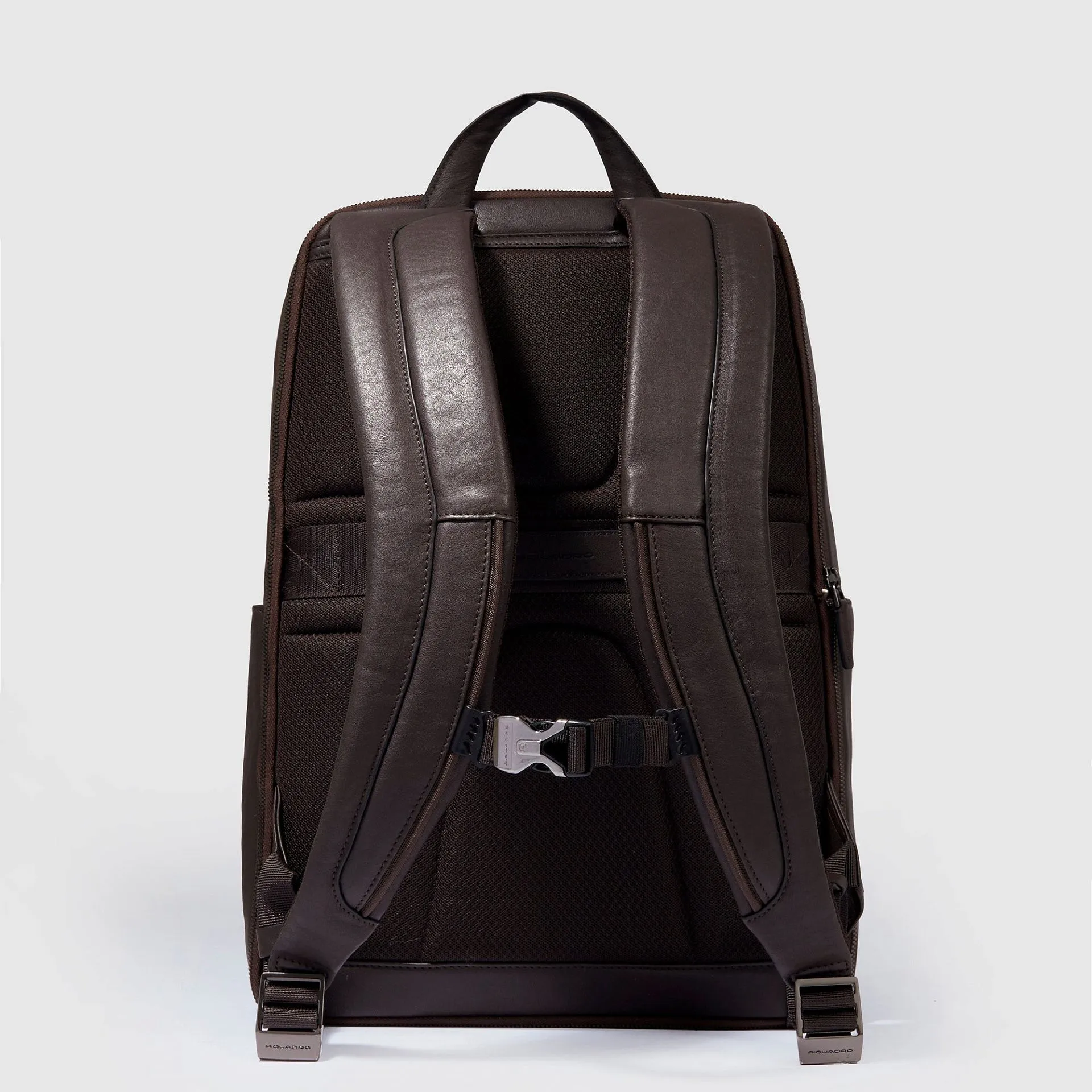 Кожаный рюкзак для ноутбука 14" с противокражным тросом Piquadro CA6501B3/TM, коричневыйphoto2