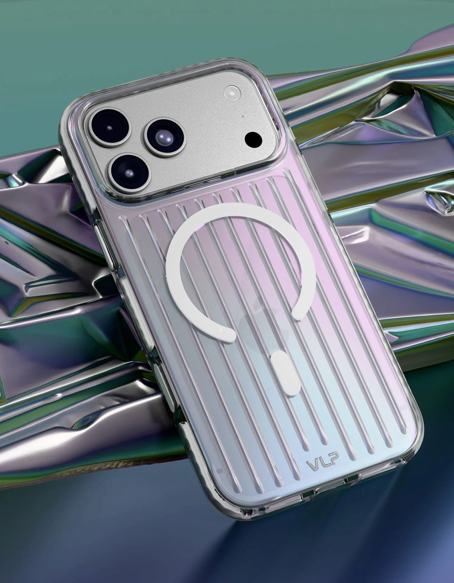 Чехол защитный VLP Pulse Case с MagSafe для iPhone 18 Pro, перламутрphoto2