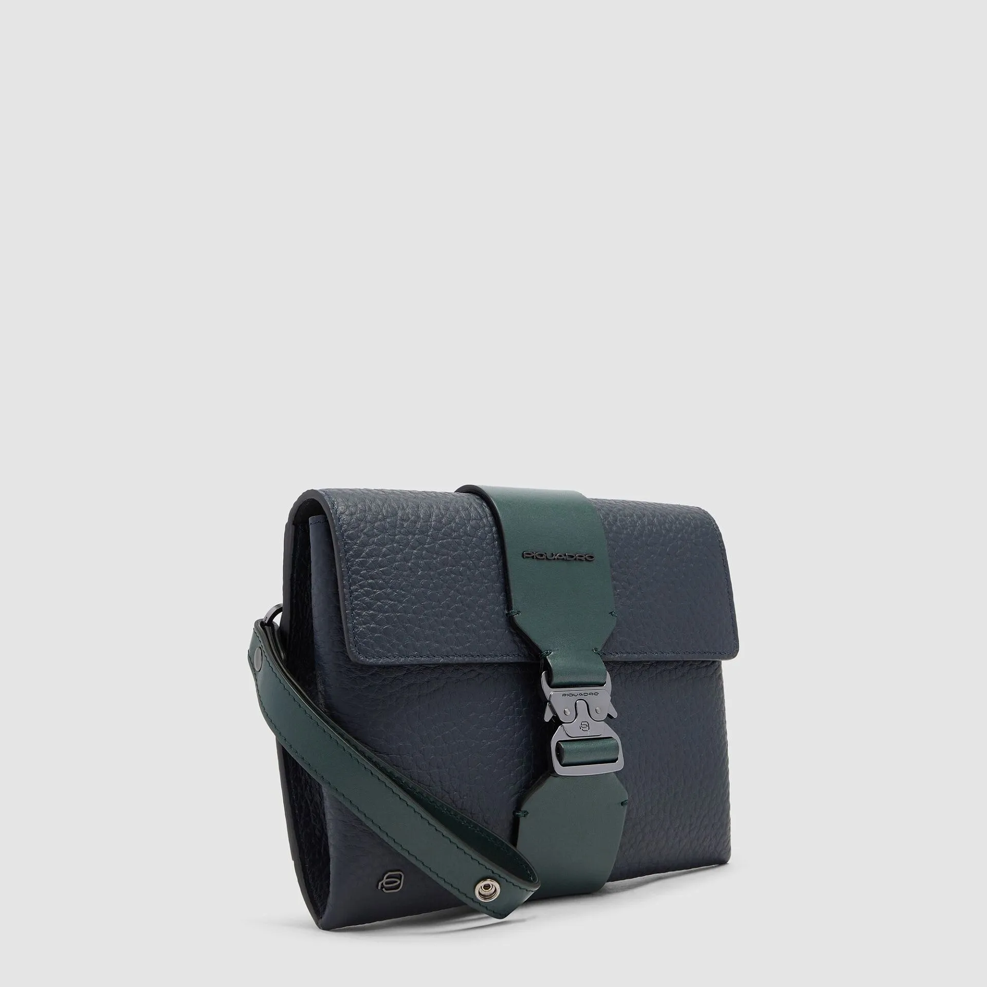 Мужской кожаный клатч со съёмным ремешком на запястье Piquadro CA7261W151/BLUVE, синийphoto1