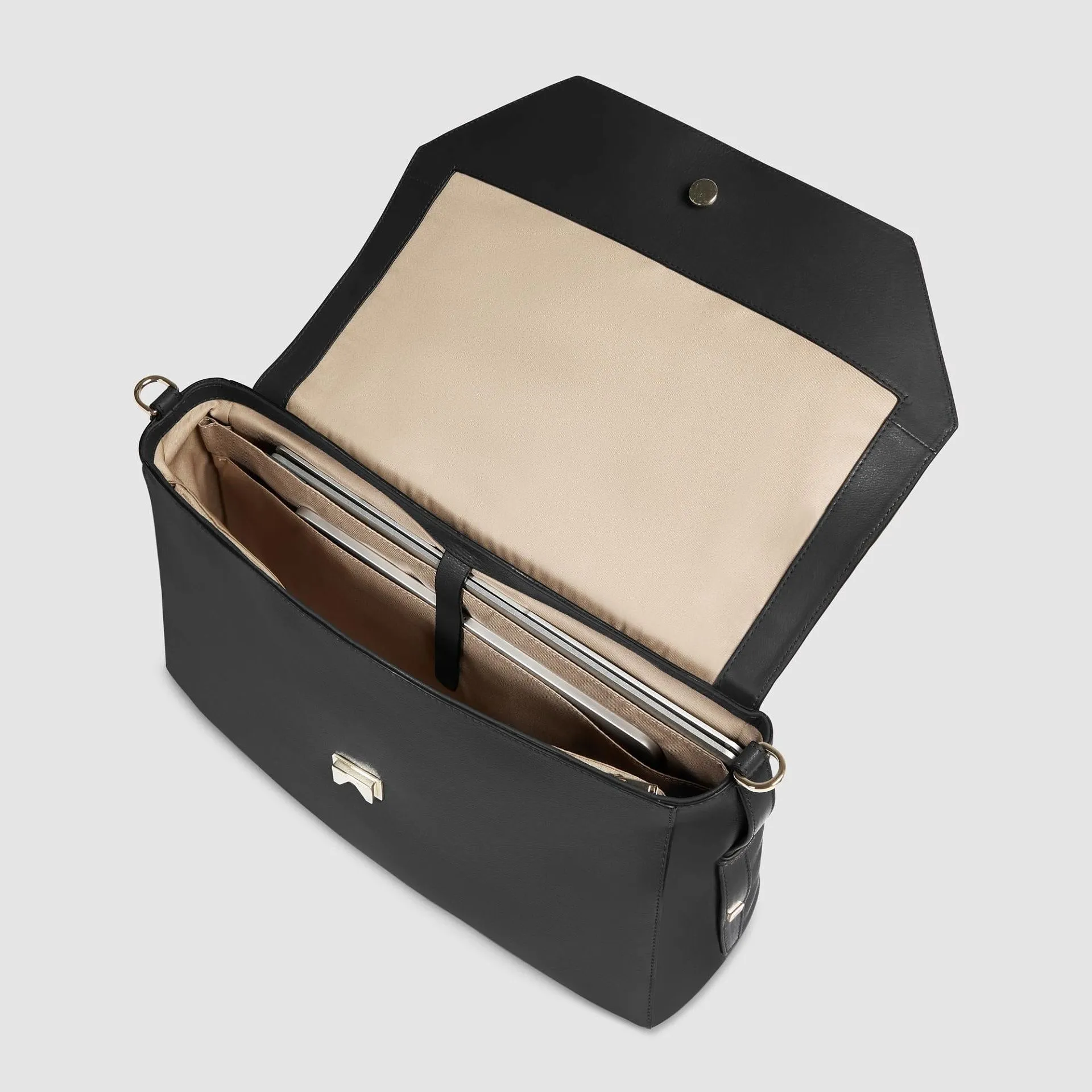 Женская кожаная сумка для ноутбука 14" Piquadro BD6778W92/N, чёрныйphoto3