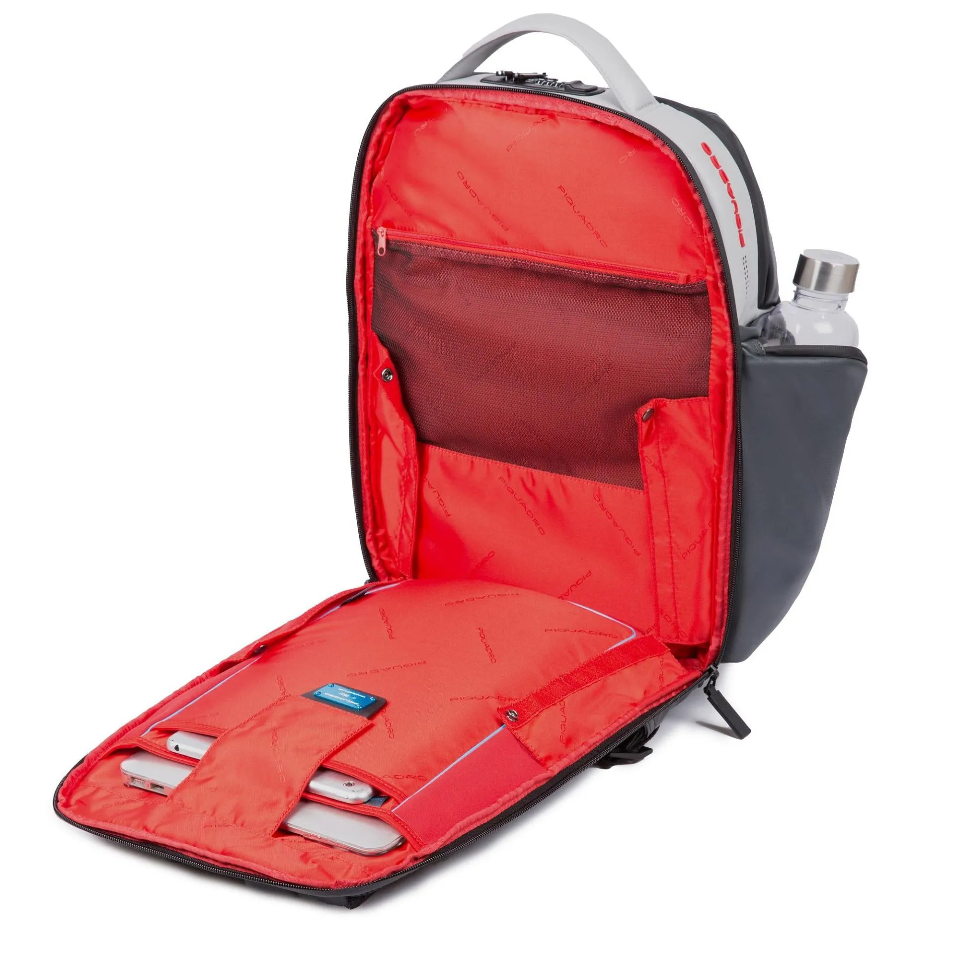 Кожаный рюкзак для ноутбука 15,6" с RFID-защитой Piquadro CA4550UB00BM/N, чёрныйphoto3
