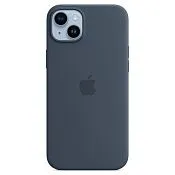 Силиконовый чехол MagSafe для iPhone 14 Plus Синий шторм